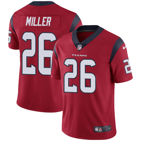 Nike Texans #26 Lamar Miller Red Alternate Men's Stitched NFL Vapor Untouchable Limited Jersey - Click Image to Close